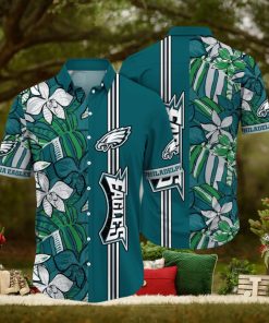 NFL Philadelphia Eagles Hawaii Shirt Flower Chic Aloha Fashion