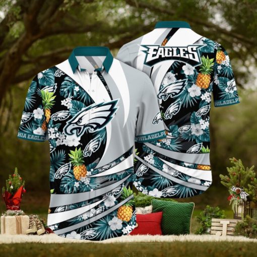 NFL Philadelphia Eagles Hawaii Shirt Flower Classic Hawaiian Prints