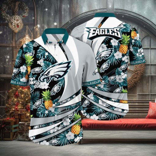 NFL Philadelphia Eagles Hawaii Shirt Flower Classic Hawaiian Prints