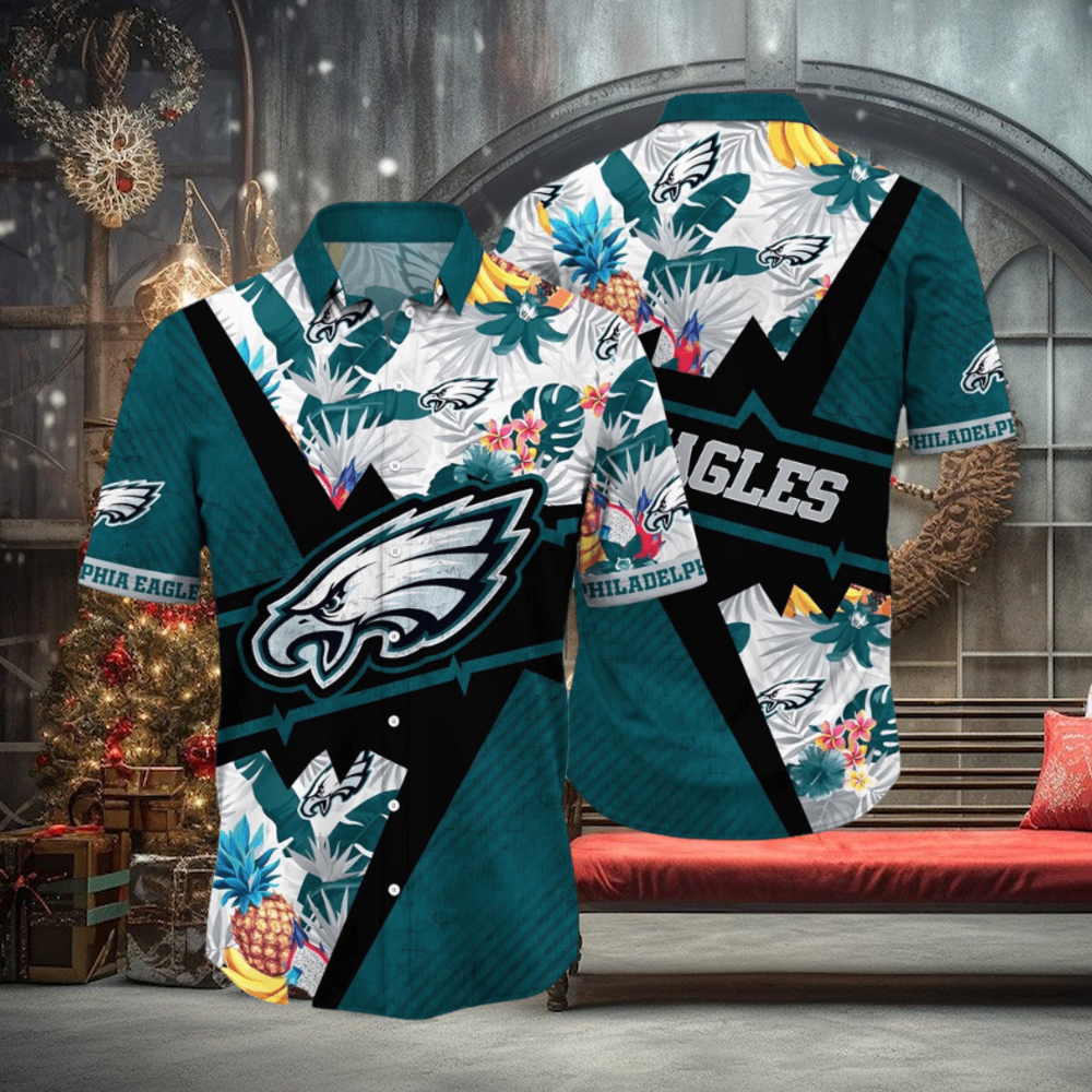 NFL Philadelphia Eagles Hawaii Shirt Flower Island Inspired Apparel NFL Philadelphia Eagles Hawaii Shirt Flower Island Inspired Apparel