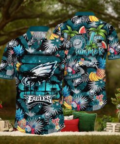 NFL Philadelphia Eagles Hawaii Shirt Flower Relaxed Island Wear