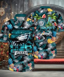 NFL Philadelphia Eagles Hawaii Shirt Flower Relaxed Island Wear