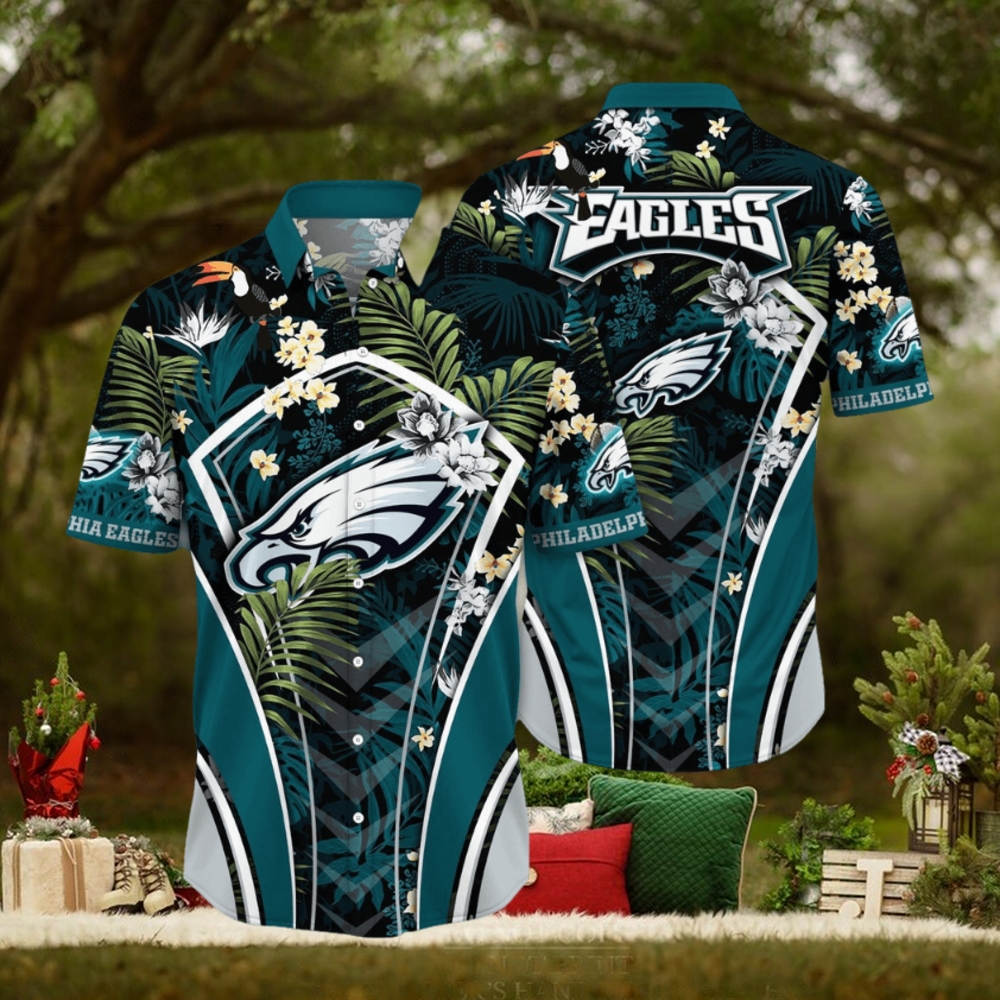 NFL Philadelphia Eagles Hawaii Shirt Flower Vibrant Beachy Shirts NFL Philadelphia Eagles Hawaii Shirt Flower Vibrant Beachy Shirts