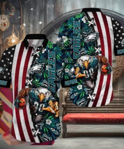 NFL Philadelphia Eagles Hawaii Shirt Mascot Aloha Summer Shirt