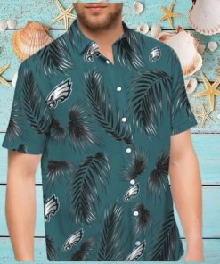 NFL Philadelphia Eagles Hawaiian Shirt Palm Leaf Pattern Summer Beach Gift