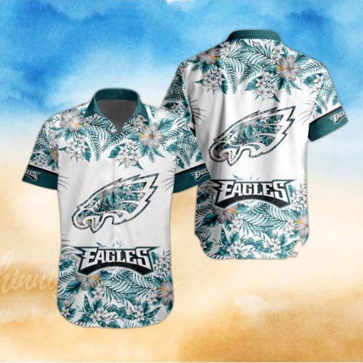 NFL Philadelphia Eagles Hawaiian Shirt Special Floral Tropical Team Spirit