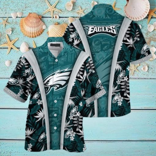 NFL Philadelphia Eagles Hawaiian Shirt Summer Beach Gift