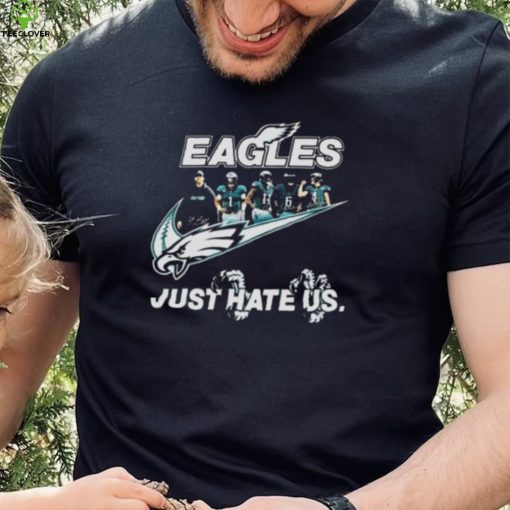 NFL Philadelphia Eagles Just Hate Us Signatures Shirt