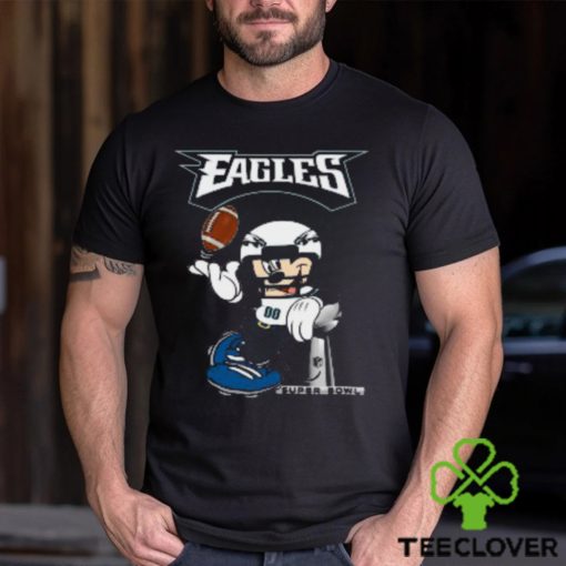 NFL Philadelphia Eagles Mickey Mouse Disney Super Bowl Football T Shirt