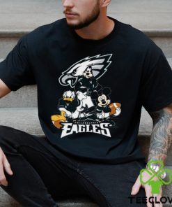 NFL Philadelphia Eagles Mickey Mouse Donald Duck Goofy Football T Shirt