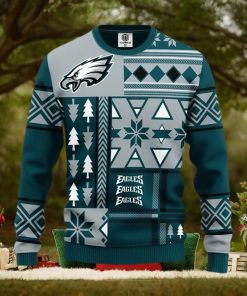 NFL Philadelphia Eagles New Season Wardrobe Knitted Christmas 3D Sweater