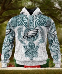 NFL Philadelphia Eagles Norse Viking Symbols 3D Hoodie