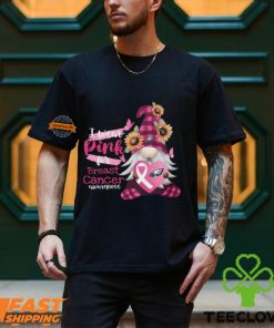 NFL Philadelphia Eagles Special Gnomes Flower In October I Wear Pink For Breast Cancer Awareness 2D Shirt