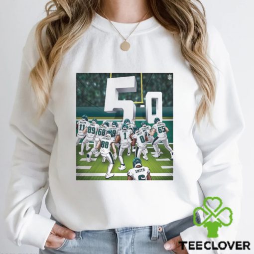 NFL Philadelphia Eagles The Brotherly Shove Is Undefeated Unisex T shirt