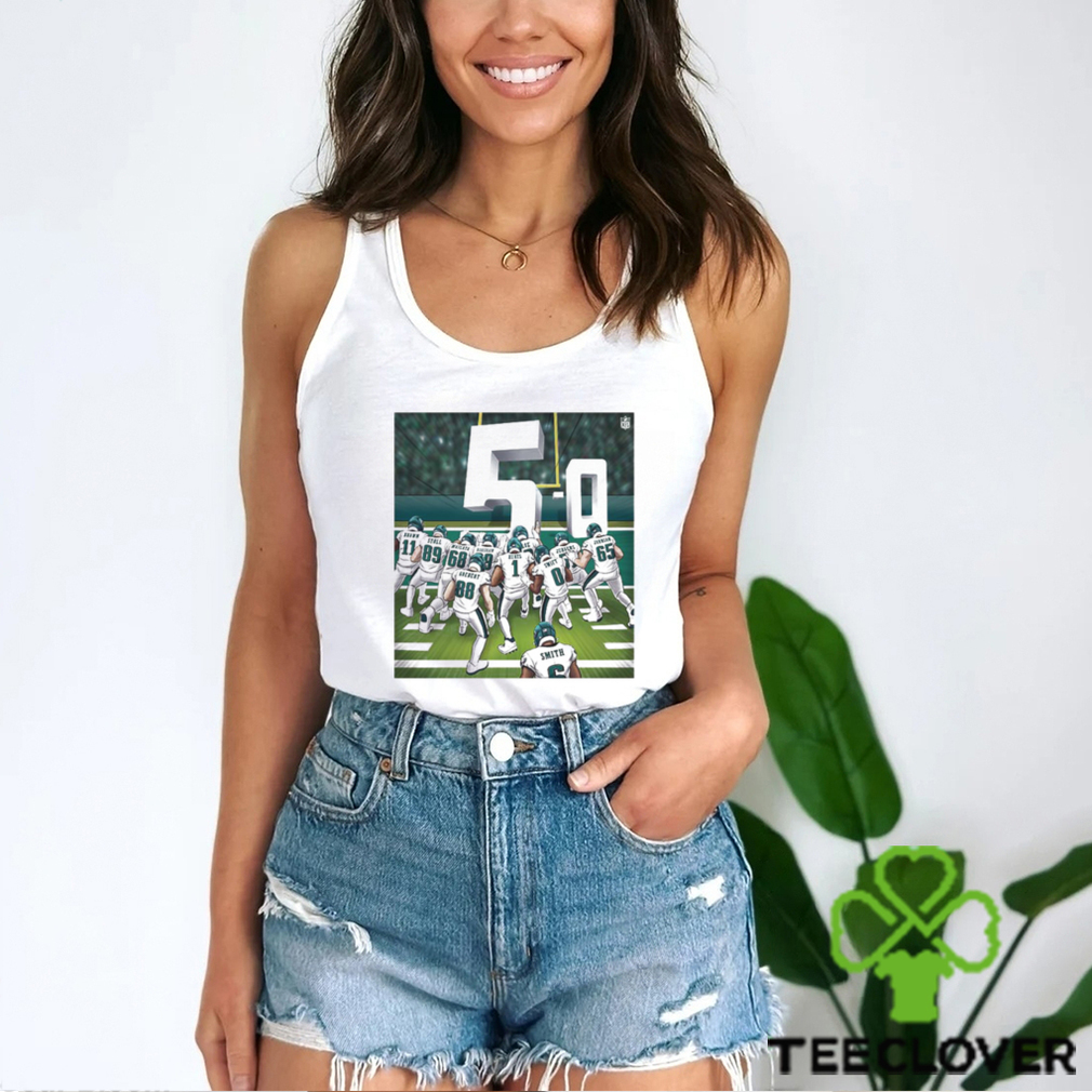 NFL Philadelphia Eagles The Brotherly Shove Is Undefeated Unisex T shirt -  Limotees