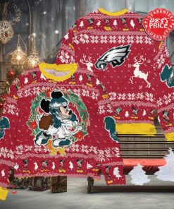 NFL Philadelphia Eagles x Mickey Mouse Christ Ugly Sweater