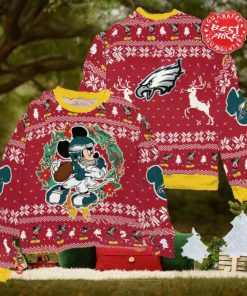 NFL Philadelphia Eagles x Mickey Mouse Christ Ugly Sweater