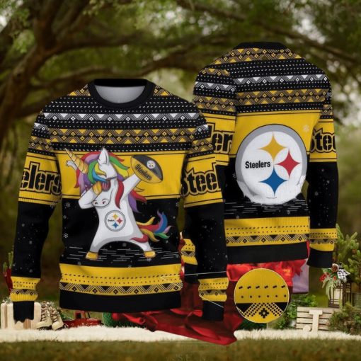 NFL Pittsburgh SteelSan Francisco 49ers Ugly Christmas 3D Sweater Design