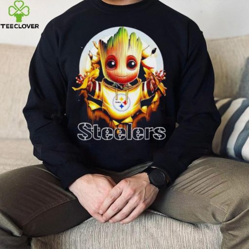 NFL Pittsburgh Steelers Baby Groot hoodie, sweater, longsleeve, shirt v-neck, t-shirt