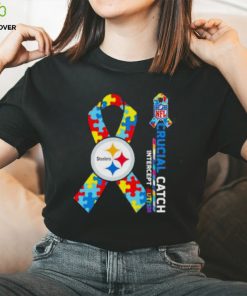 NFL Pittsburgh Steelers Crucial Catch Intercept Autism Shirt