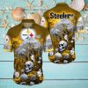 NFL Pittsburgh Steelers Halloween Skull Pumpkin Hawaiian Shirt