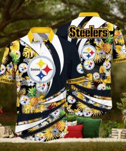 NFL Pittsburgh Steelers Hawaii Shirt Flower Classic Hawaiian Prints