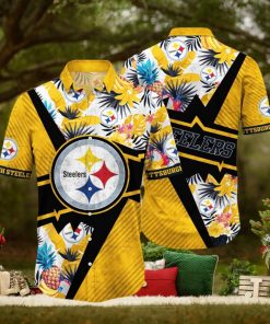 NFL Pittsburgh Steelers Hawaii Shirt Flower Island Inspired Apparel