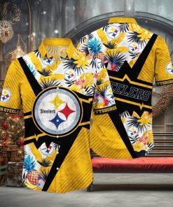 NFL Pittsburgh Steelers Hawaii Shirt Flower Island Inspired Apparel