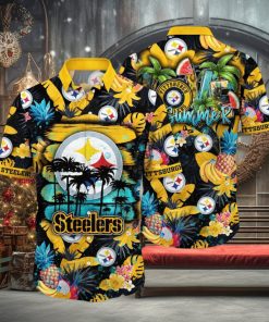 NFL Pittsburgh Steelers Hawaii Shirt Flower Relaxed Island Wear