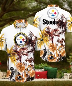 NFL Pittsburgh Steelers Hawaii Shirt Palm Tree Aloha Shirt For Fans