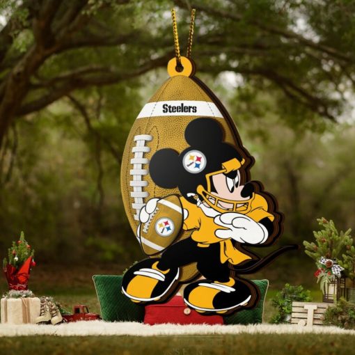 NFL Pittsburgh Steelers Mickey Mouse Christmas Ornament