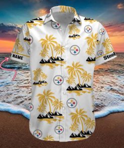 NFL Pittsburgh Steelers Palm Tree Tropical Summer Hawaiian Shirt