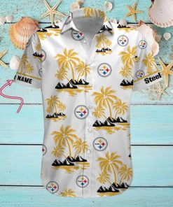 NFL Pittsburgh Steelers Palm Tree Tropical Summer Hawaiian Shirt