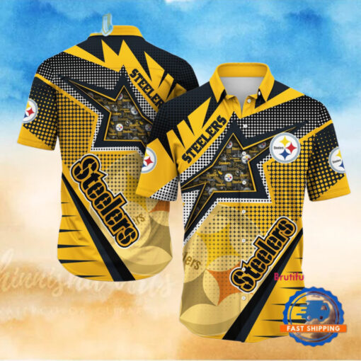 NFL Pittsburgh Steelers Special Football Team Star Hawaiian Shirts