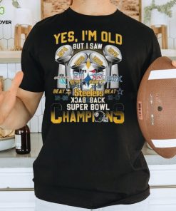 NFL Pittsburgh Steelers T Shirt Back To Back Super Bowl Champions