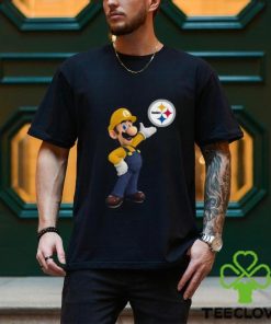 NFL Pittsburgh Steelers T Shirt Print Mario Nfl Tshirt Mario For Fans