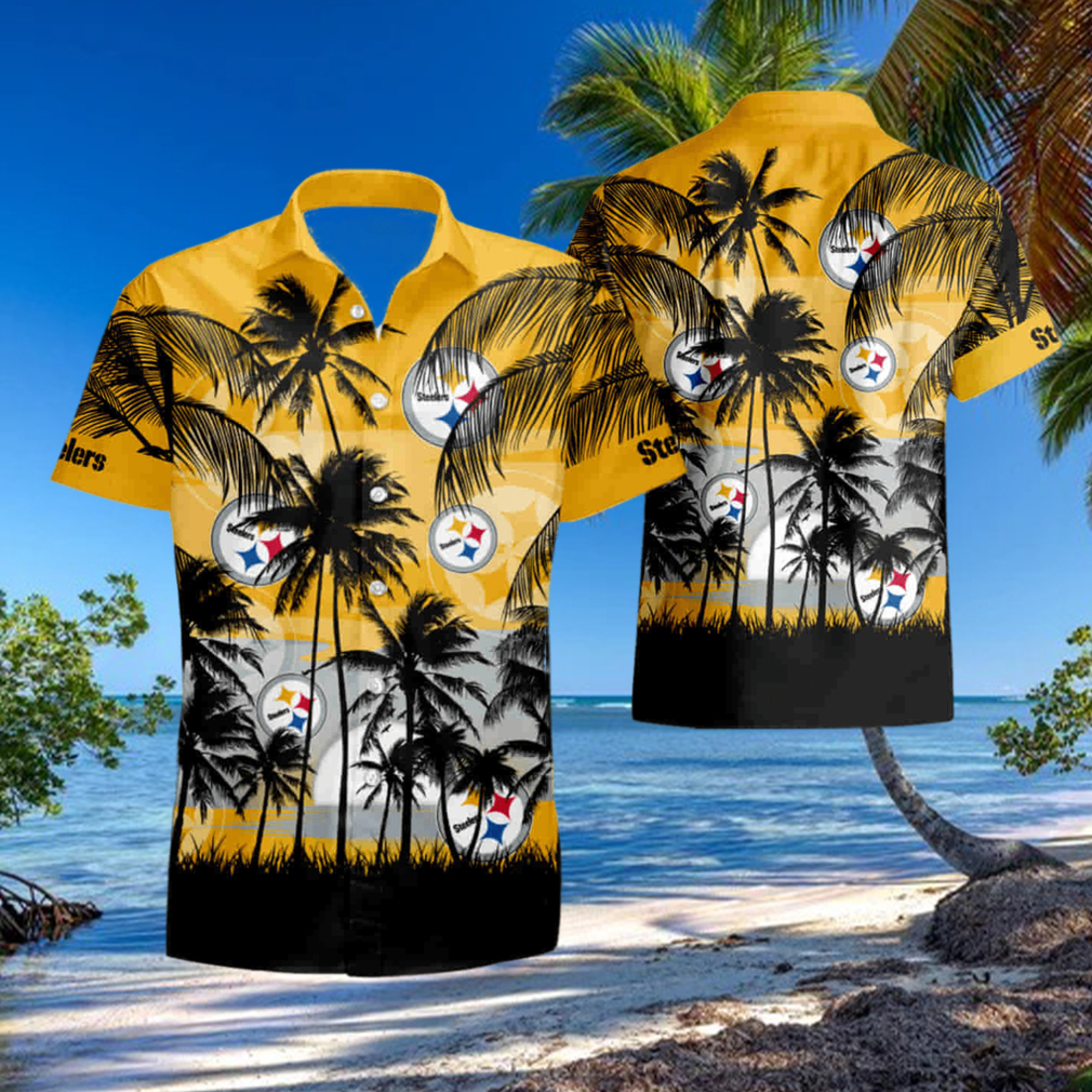 NFL Pittsburgh Steelers Tropical Hawaiian Shirt summer shirt NFL Pittsburgh Steelers Tropical Hawaiian Shirt summer shirt