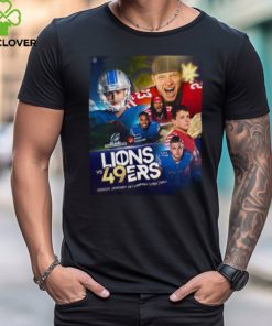 NFL Playoffs NFC Championship 2024 Detroit Lions Vs San Francisco 49ers Matchup January 28th Unisex T Shirt