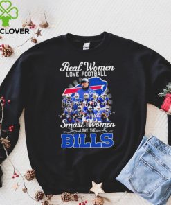 NFL Real Women Love Football Smart Women Love The Bills Signatures Shirt