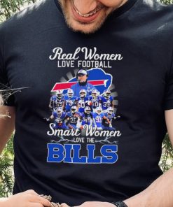 NFL Real Women Love Football Smart Women Love The Bills Signatures Shirt