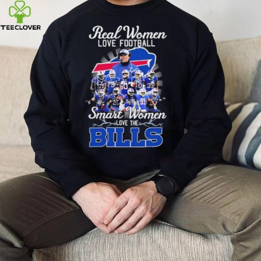 NFL Real Women Love Football Smart Women Love The Bills Signatures Shirt