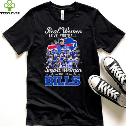NFL Real Women Love Football Smart Women Love The Bills Signatures Shirt