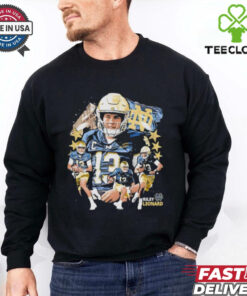 NFL Riley Leonard Notre Dame Fighting Irish Football graphic shirt