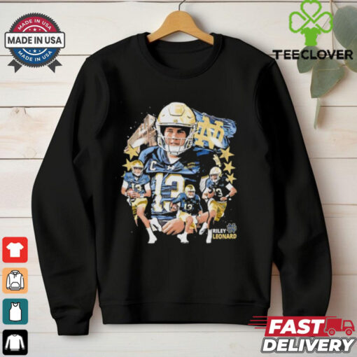 NFL Riley Leonard Notre Dame Fighting Irish Football graphic shirt