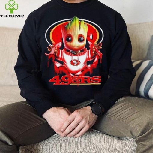 NFL San Francisco 49ers Baby Groot hoodie, sweater, longsleeve, shirt v-neck, t-shirt