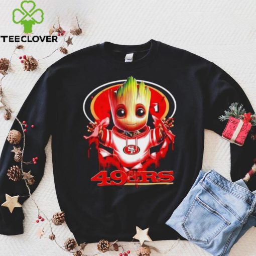 NFL San Francisco 49ers Baby Groot hoodie, sweater, longsleeve, shirt v-neck, t-shirt