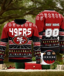 49ers Ugly Sweater Fire Death Holding Logo Ride On Die San