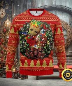 NFL San Francisco 49ers Groot Hug Christmas Ugly Sweater