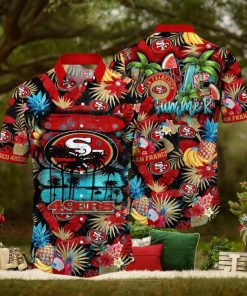NFL San Francisco 49ers Hawaii Shirt Flower Relaxed Island Wear