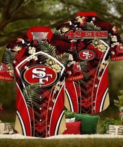 NFL San Francisco 49ers Hawaii Shirt Flower Vibrant Beachy Shirts